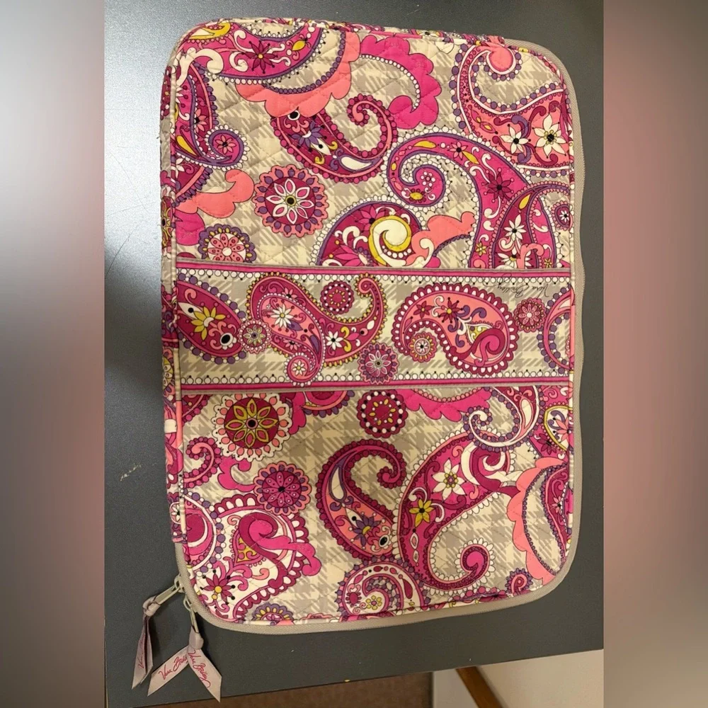 Vera Bradley Pink Paisley Laptop Case